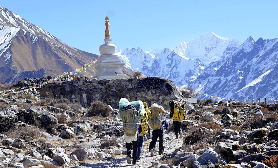 Everest base camp Nepál