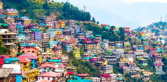 Horské městečko Shimla