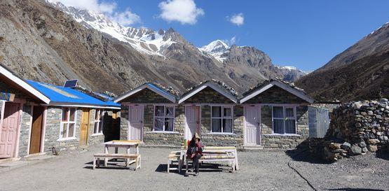 Ubytování na ostatních trecích - oblast Annapurna